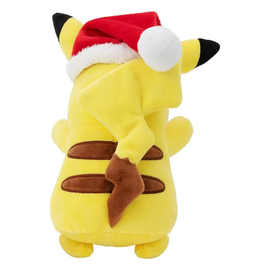 Loaded Dice Plush Pokémon Plush Figure Winter Pikachu with Christmas Hat 20cm