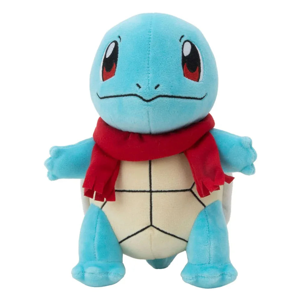 Loaded Dice Plush Pokémon Plush Figure Winter Squirtle with Scarf 20cm