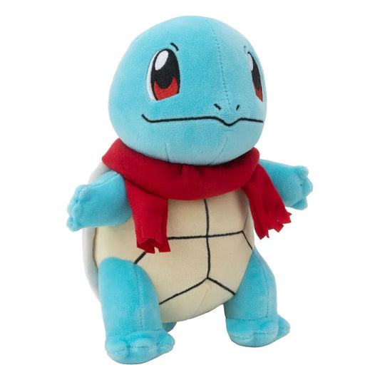 Loaded Dice Plush Pokémon Plush Figure Winter Squirtle with Scarf 20cm