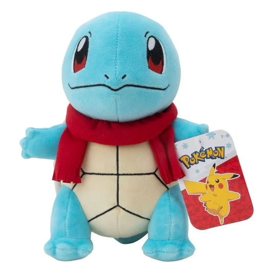 Loaded Dice Plush Pokémon Plush Figure Winter Squirtle with Scarf 20cm