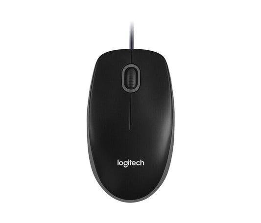 Logitech B100 Wired USB Optical Mouse Ambidextrous