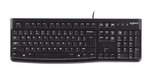 Logitech K120 USB Low Profile Wired Keyboard 5099206021433
