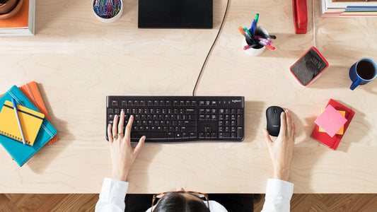 Logitech K120 USB Low Profile Wired Keyboard 5099206021433