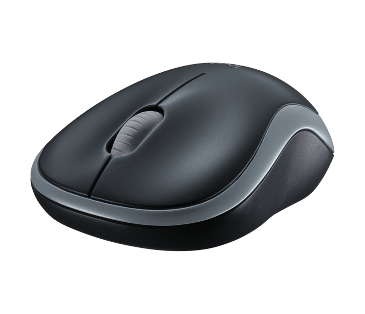 Black - Grey Logitech M185 Wireless Notebook Mouse with USB Nano Receiver 5099206027282