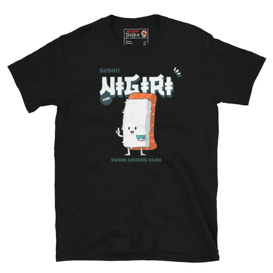 McLaren Tee Hub T-shirt Black / S Nigiri Sushi Lovers Club T-Shirt – Funny Japanese Food Tee