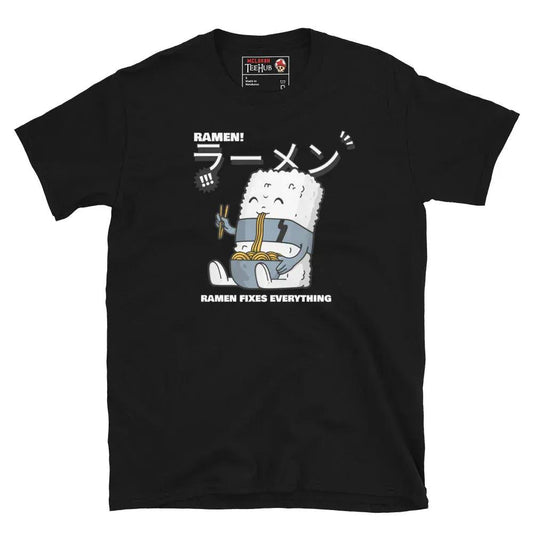 McLaren Tee Hub T-shirt Black / S Ramen Fixes Everything Funny Japanese Food T-Shirt