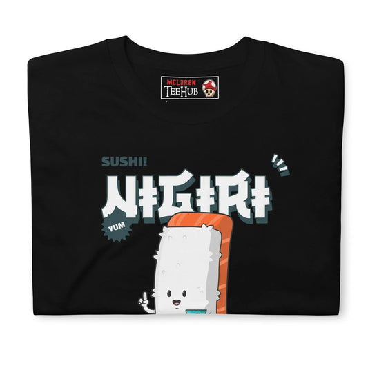 McLaren Tee Hub T-shirt Nigiri Sushi Lovers Club T-Shirt – Funny Japanese Food Tee