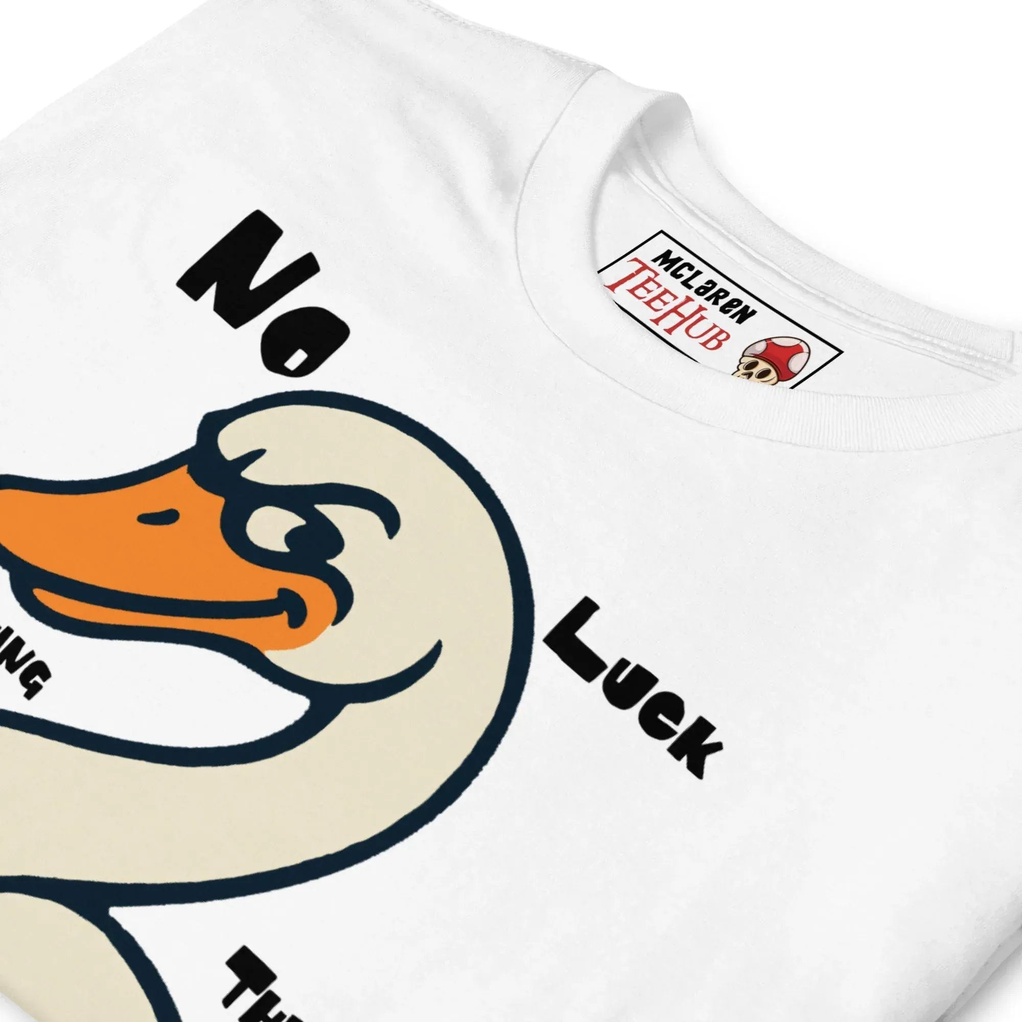 McLaren Tee Hub T-shirt "No Luck Catching Them Swans" Funny Hot Fuzz Quote T-Shirt