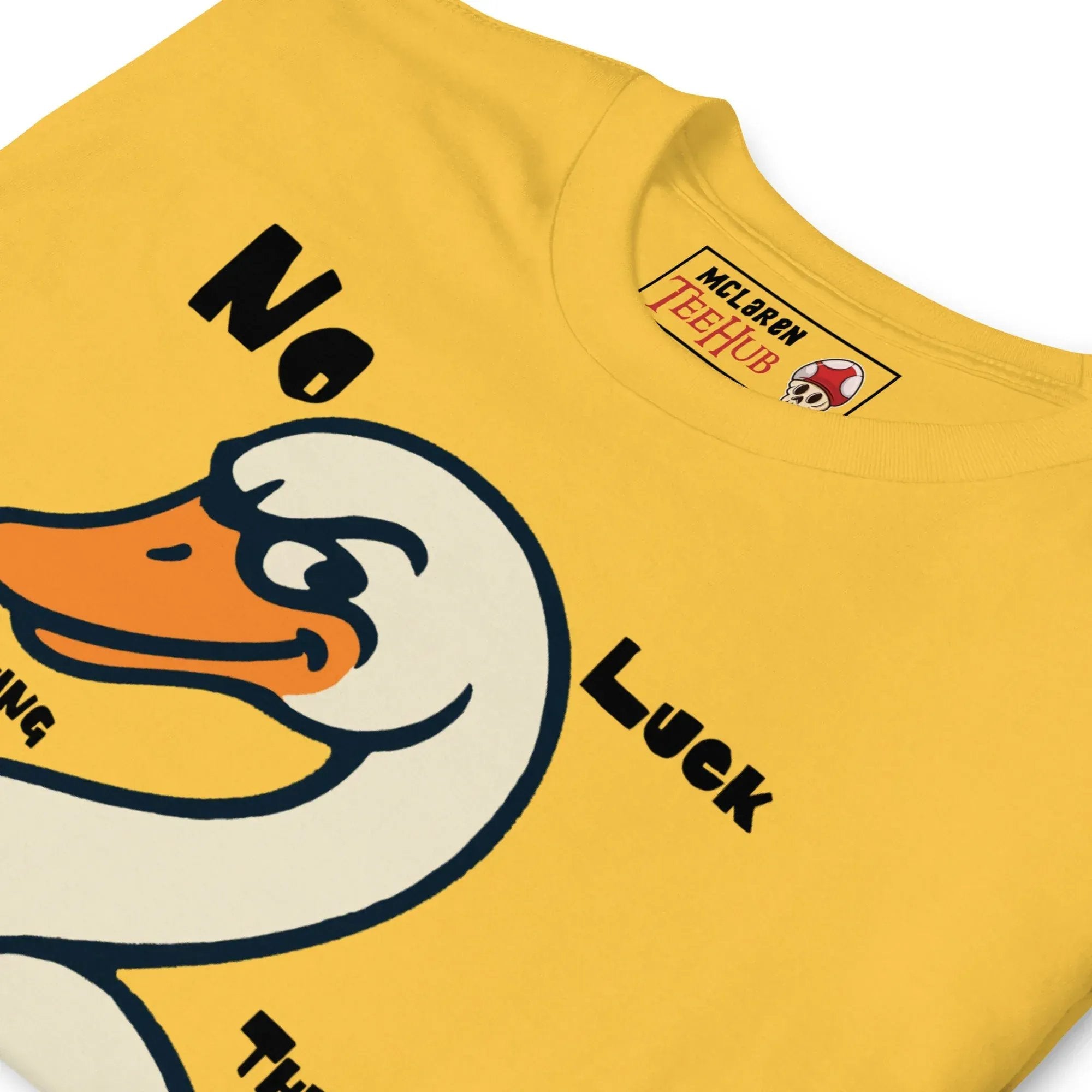 McLaren Tee Hub T-shirt "No Luck Catching Them Swans" Funny Hot Fuzz Quote T-Shirt