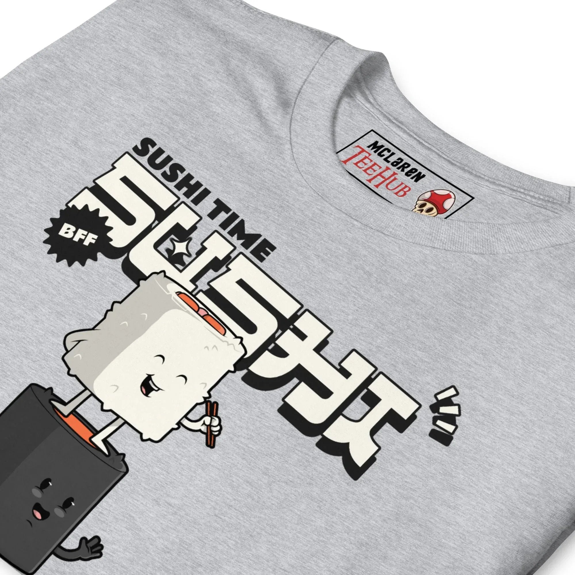 McLaren Tee Hub T-shirt Sushi Time Funny Japanese Food T-Shirt – True Soy Mates BFF Tee