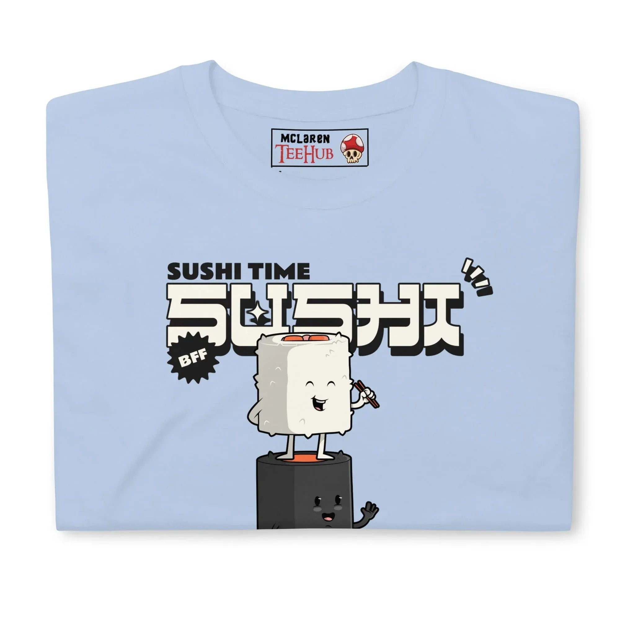 McLaren Tee Hub T-shirt Sushi Time Funny Japanese Food T-Shirt – True Soy Mates BFF Tee