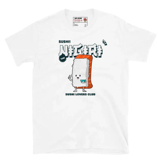 McLaren Tee Hub T-shirt White / S Nigiri Sushi Lovers Club T-Shirt – Funny Japanese Food Tee