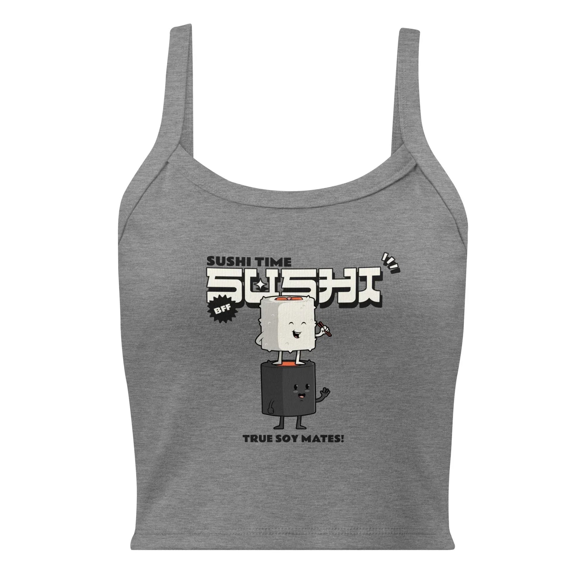 McLaren Tee Hub Tank Top Sushi Time micro-rib tank top - Cute Anime Sushi Design