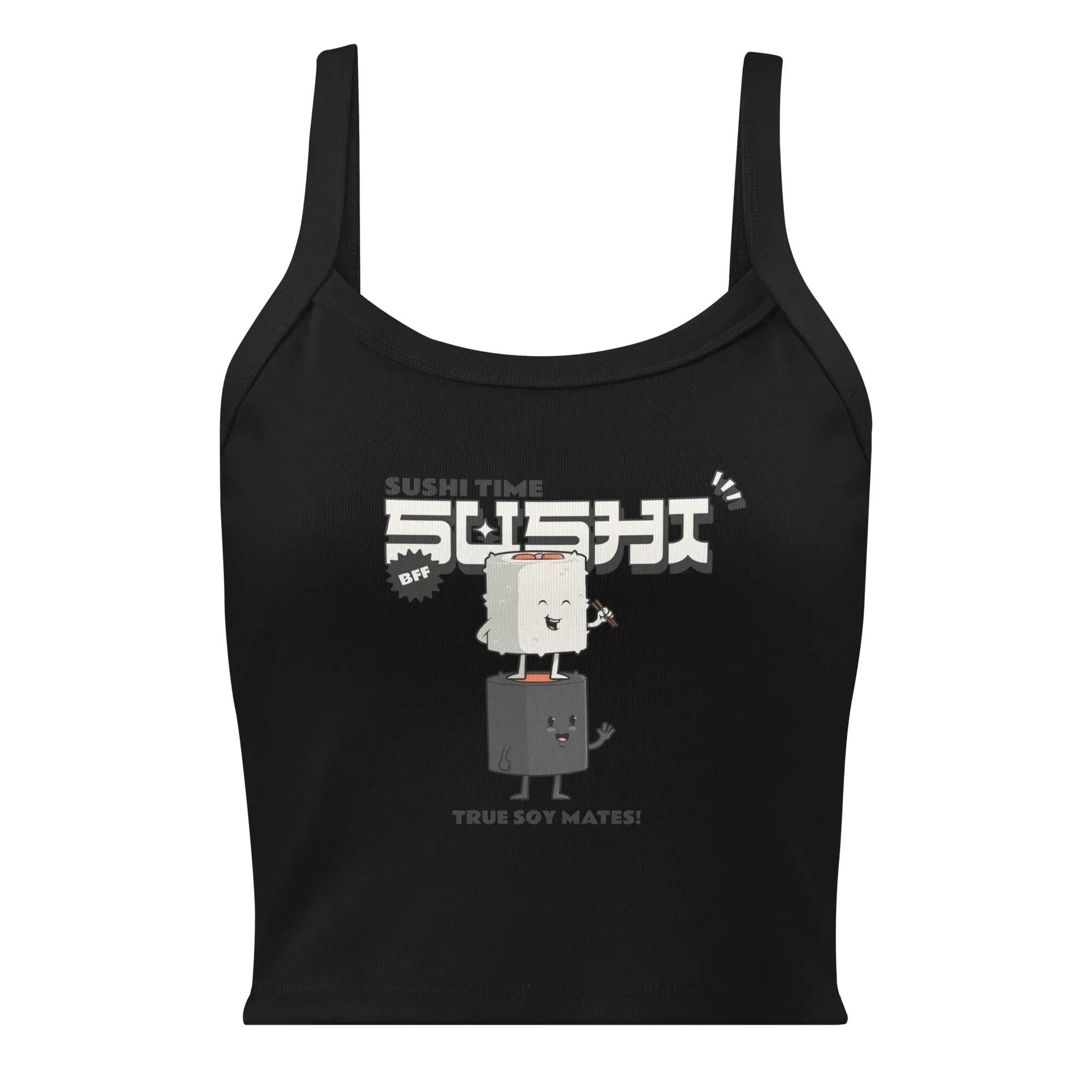 McLaren Tee Hub Tank Top Sushi Time micro-rib tank top - Cute Anime Sushi Design