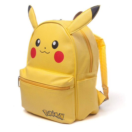 Meroncourt Europe Ltd BackPack POKEMON Pikachu Shaped Backpack with Ears, Female, Yellow (B