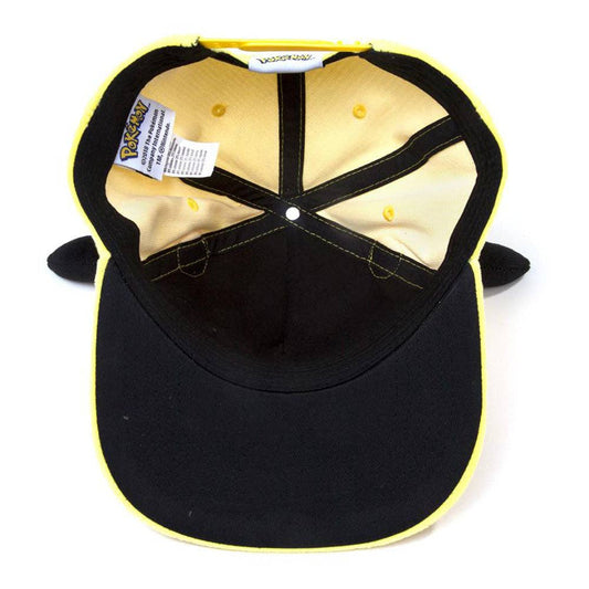 Meroncourt Europe Ltd Hat POKEMON Pikachu Plush with Ears Snapback Baseball Cap (SB276