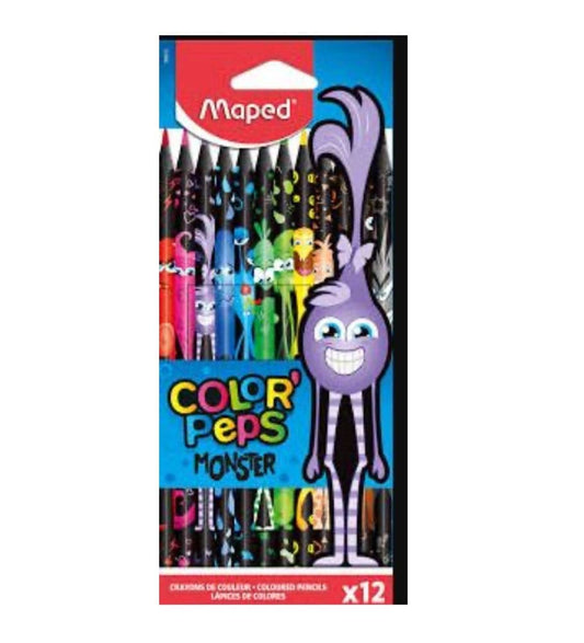 Monster colouring pencils 12 pack 3154148626121