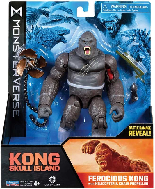 Action figure MONSTERVERSE KONG SKULL ISLAND 6 FEROCIOUS KONG WITH HELICOP 8056379129004
