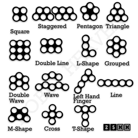 Movement Tray 25mm Movement Trays for Tabletop Games | Waargaming | Full Range