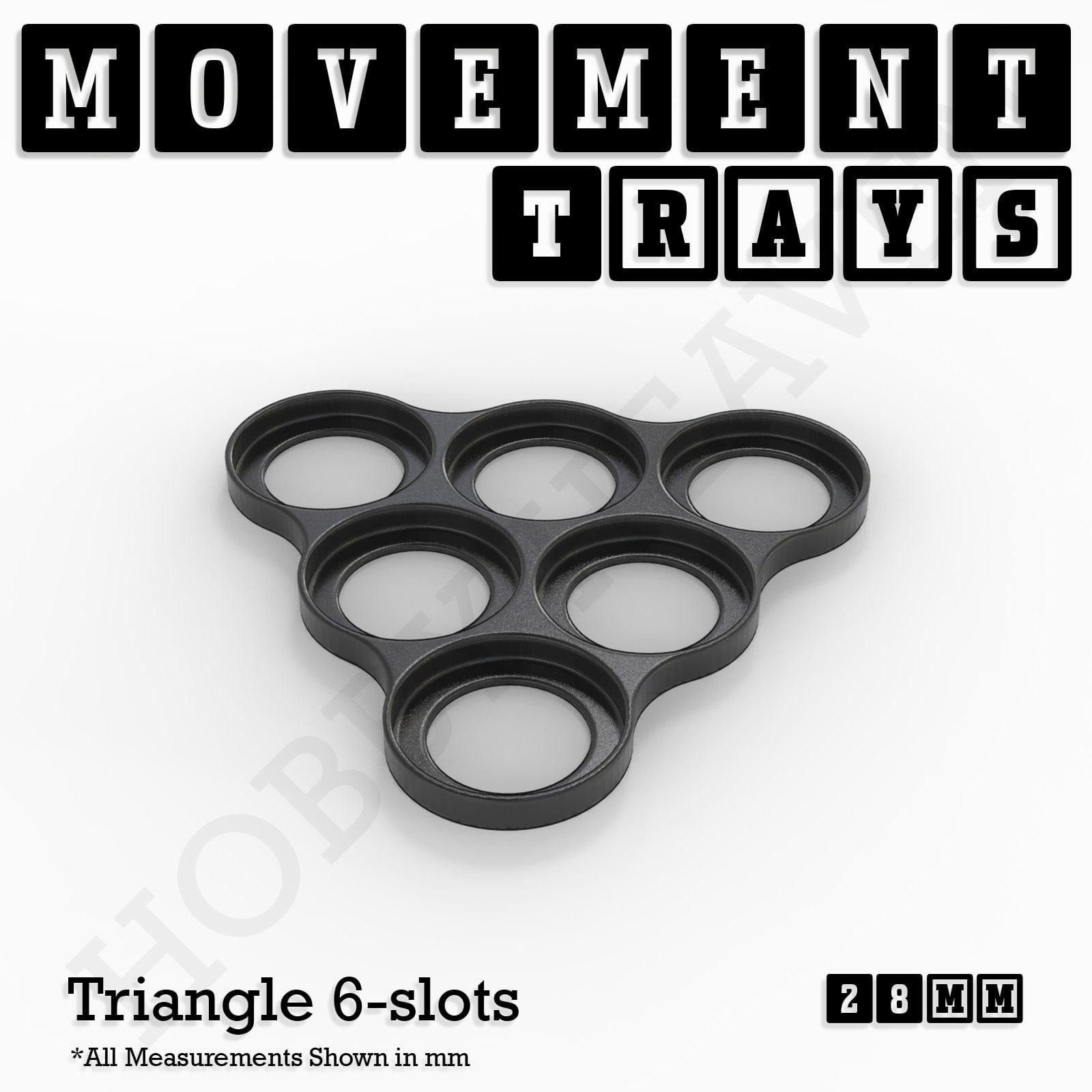 Movement Tray 28mm Movement Trays for Tabletop Games | Wargaming | Full Range