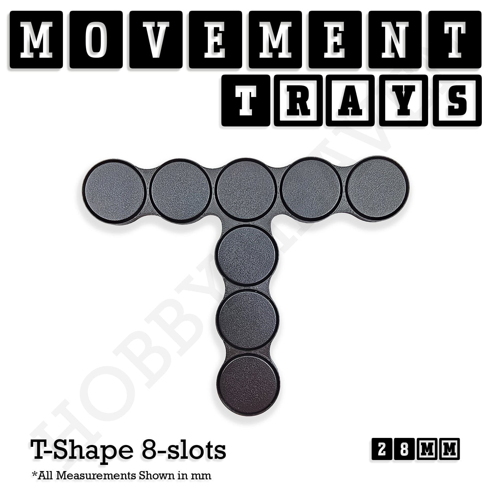 Movement Tray 28mm Movement Trays for Tabletop Games | Wargaming | Full Range