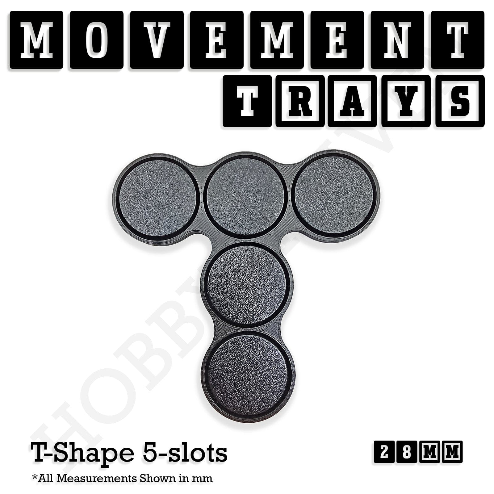 Movement Tray 28mm Movement Trays for Tabletop Games | Wargaming | Full Range