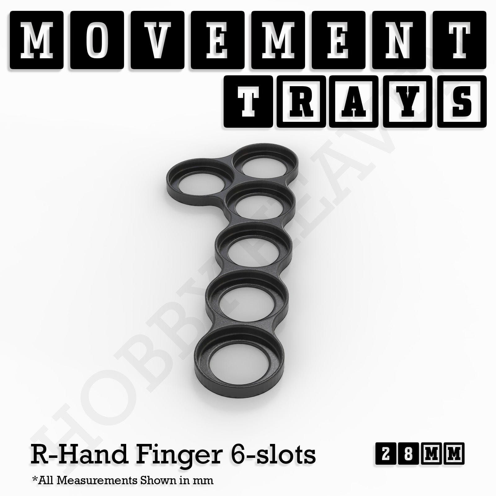 Movement Tray 28mm Movement Trays for Tabletop Games | Wargaming | Full Range