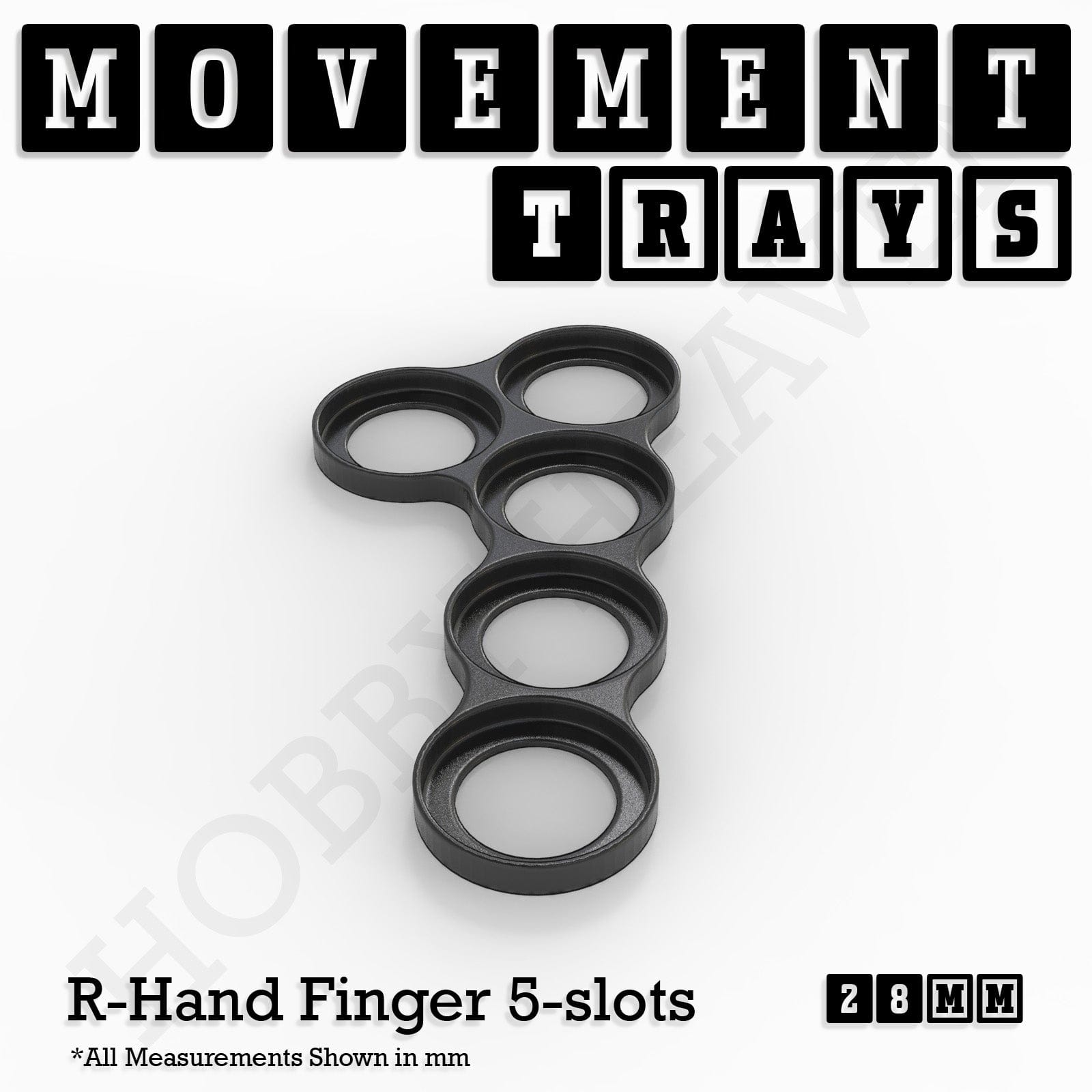 Movement Tray 28mm Movement Trays for Tabletop Games | Wargaming | Full Range