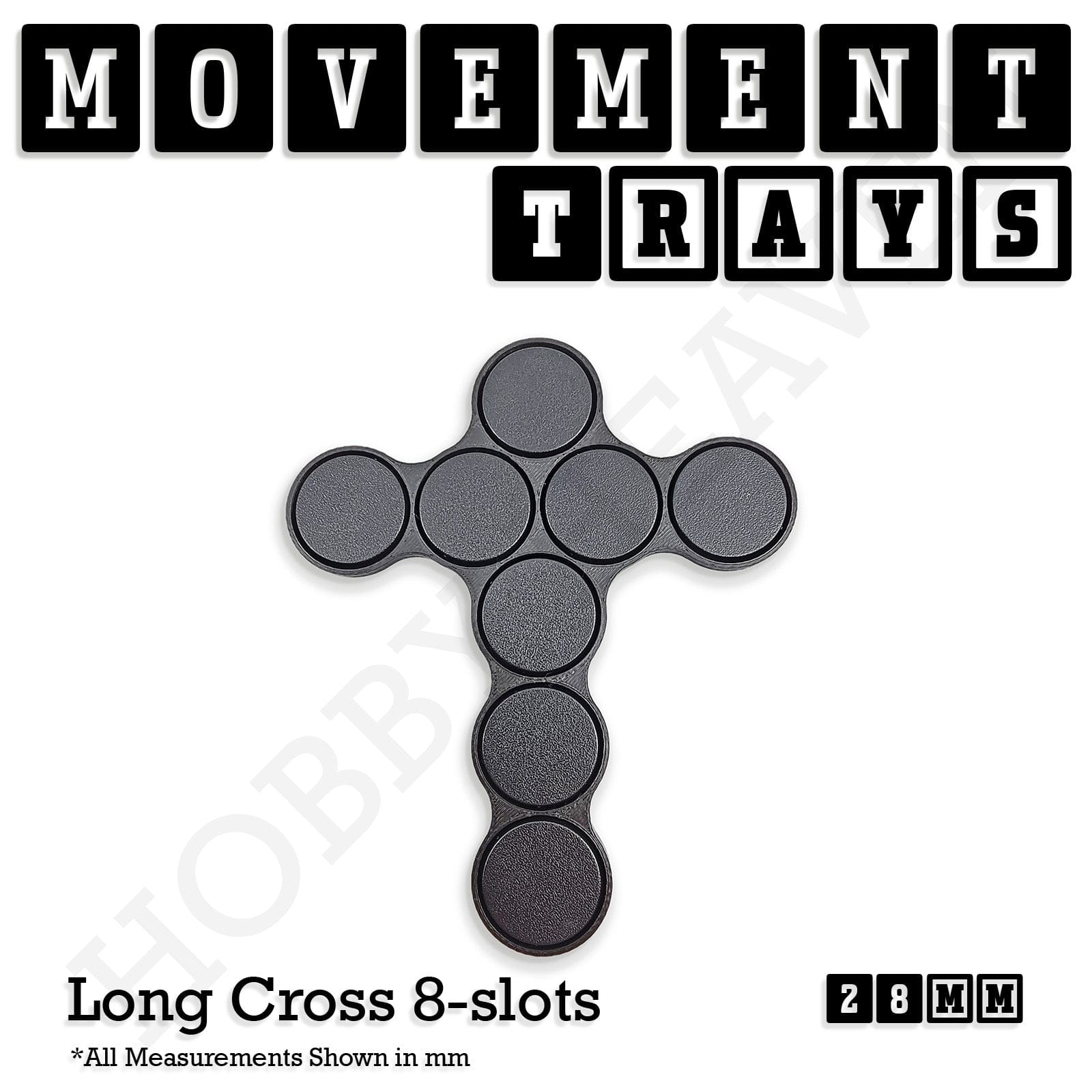 Movement Tray 28mm Movement Trays for Tabletop Games | Wargaming | Full Range