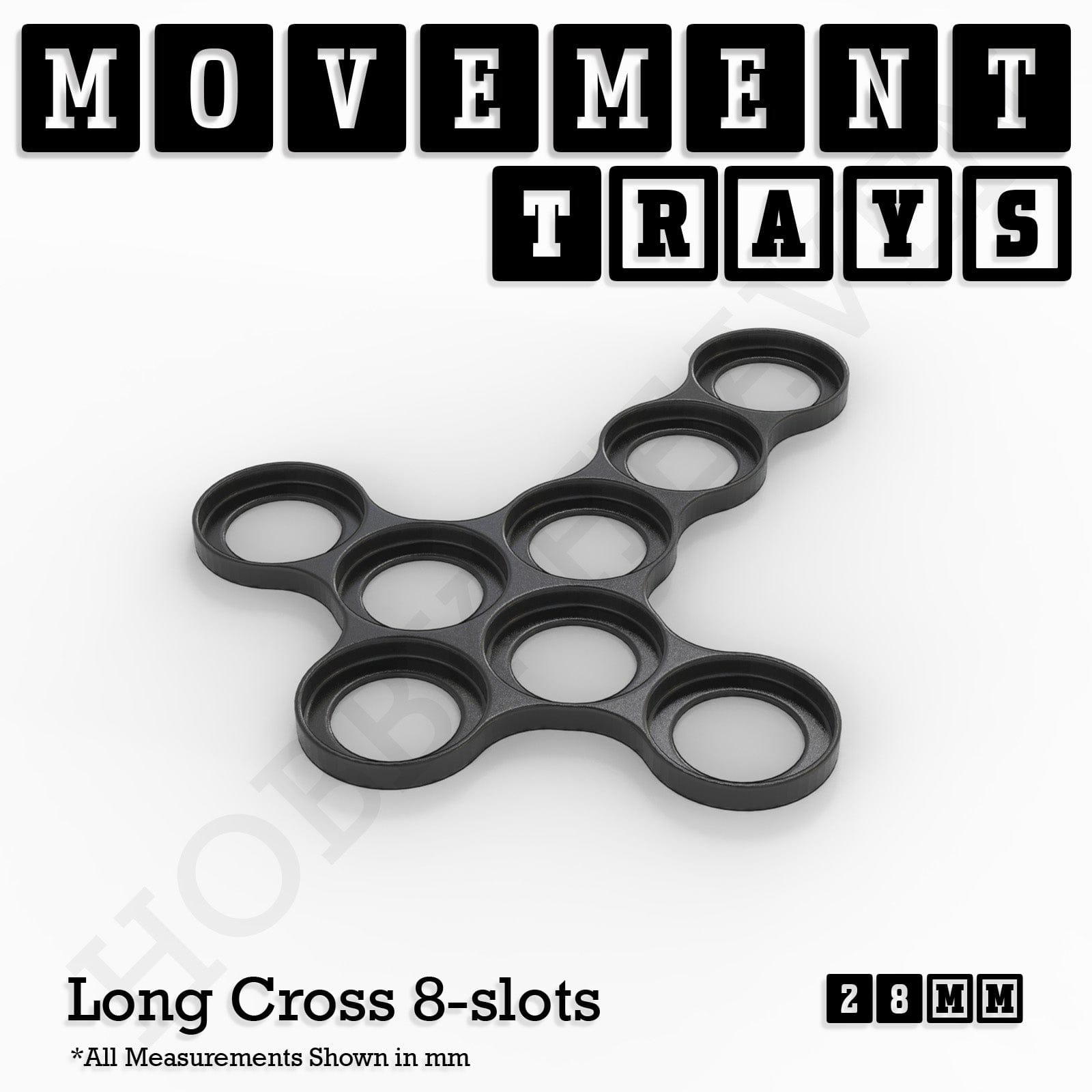 Movement Tray 28mm Movement Trays for Tabletop Games | Wargaming | Full Range