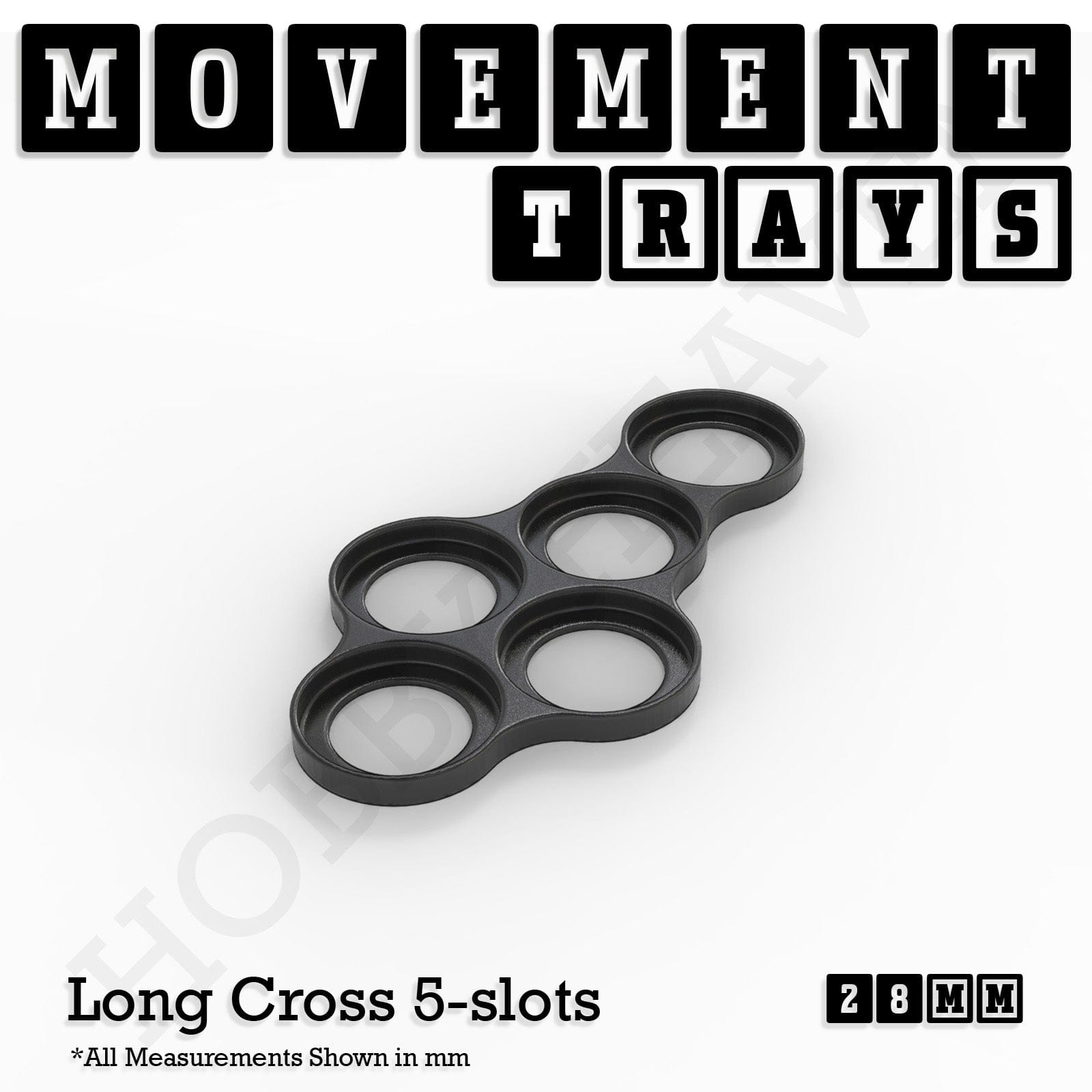 Movement Tray 28mm Movement Trays for Tabletop Games | Wargaming | Full Range