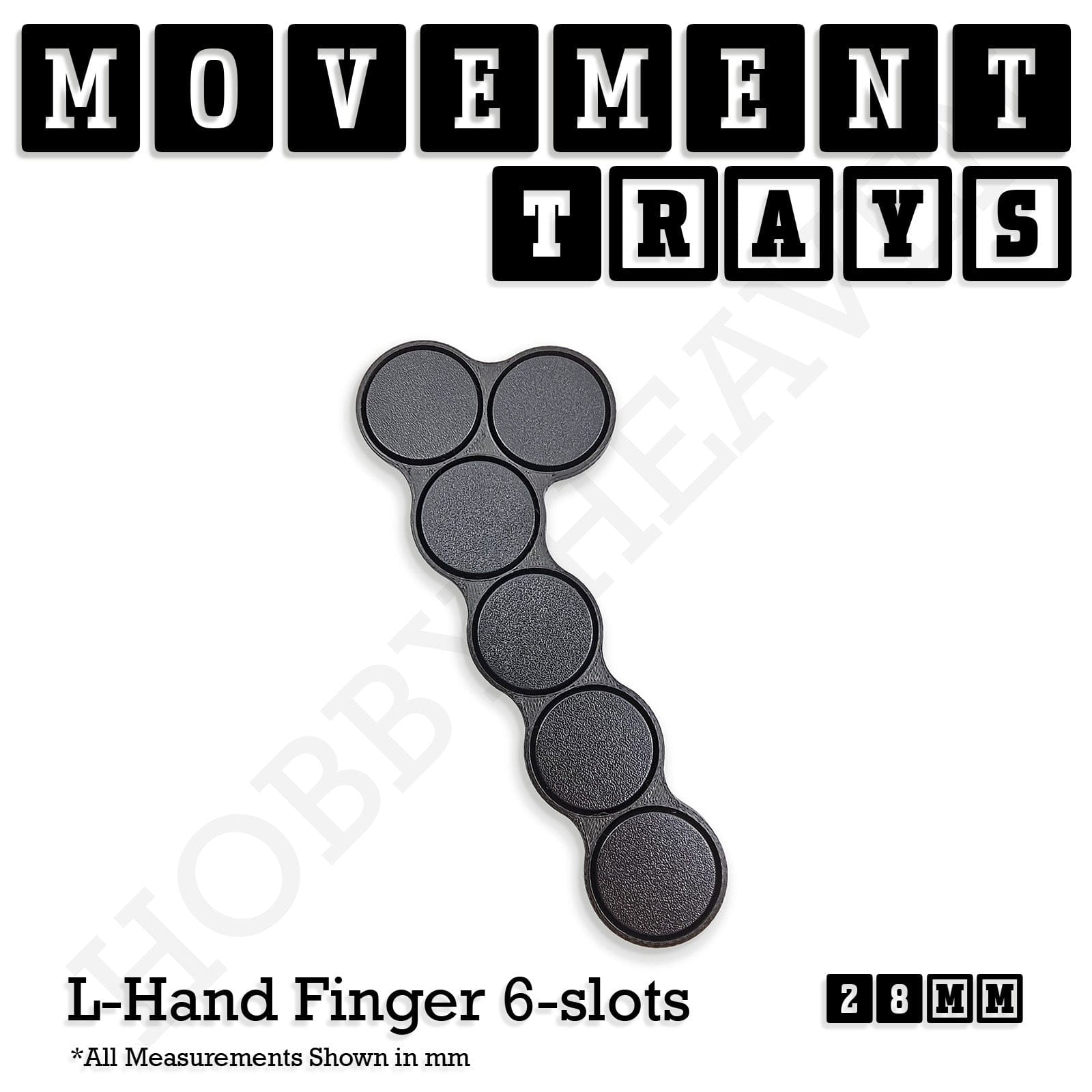 Movement Tray 28mm Movement Trays for Tabletop Games | Wargaming | Full Range