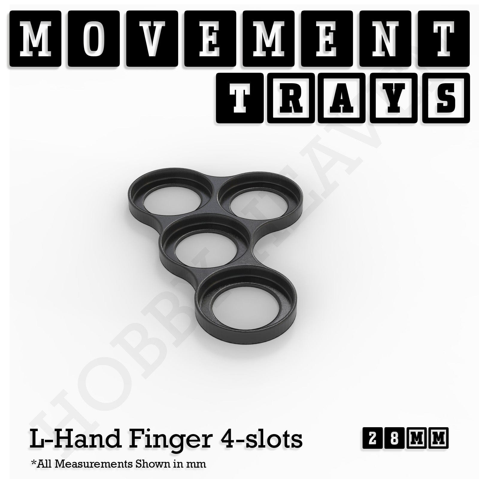 Movement Tray 28mm Movement Trays for Tabletop Games | Wargaming | Full Range