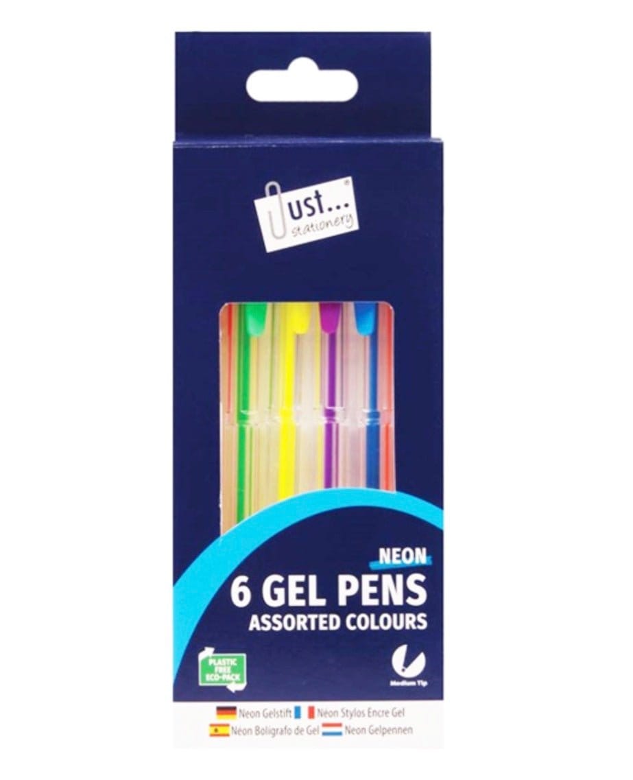 Neon gel pens 6 pack 5012128597244