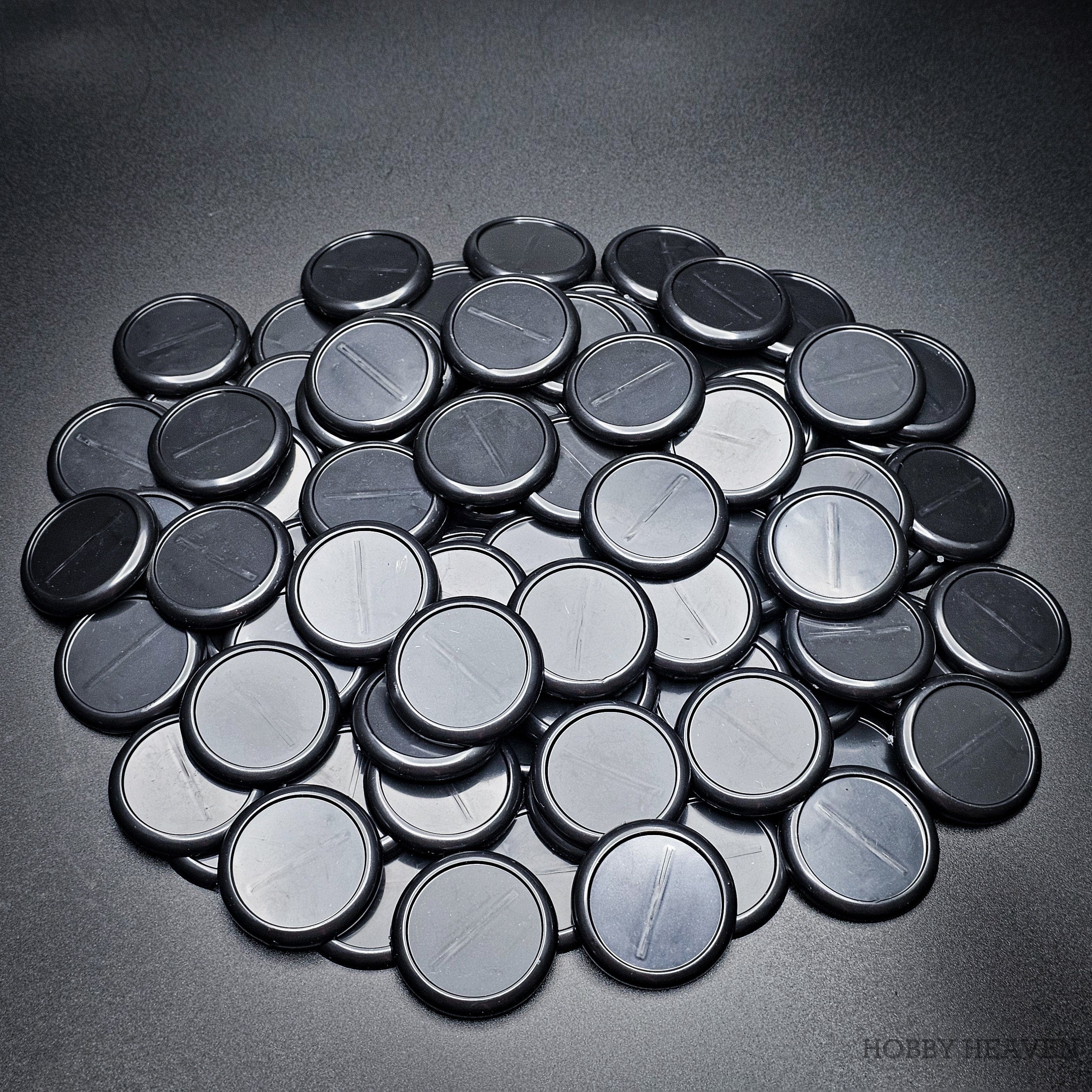 Base 40mm Wide Lip Round Plastic Bases