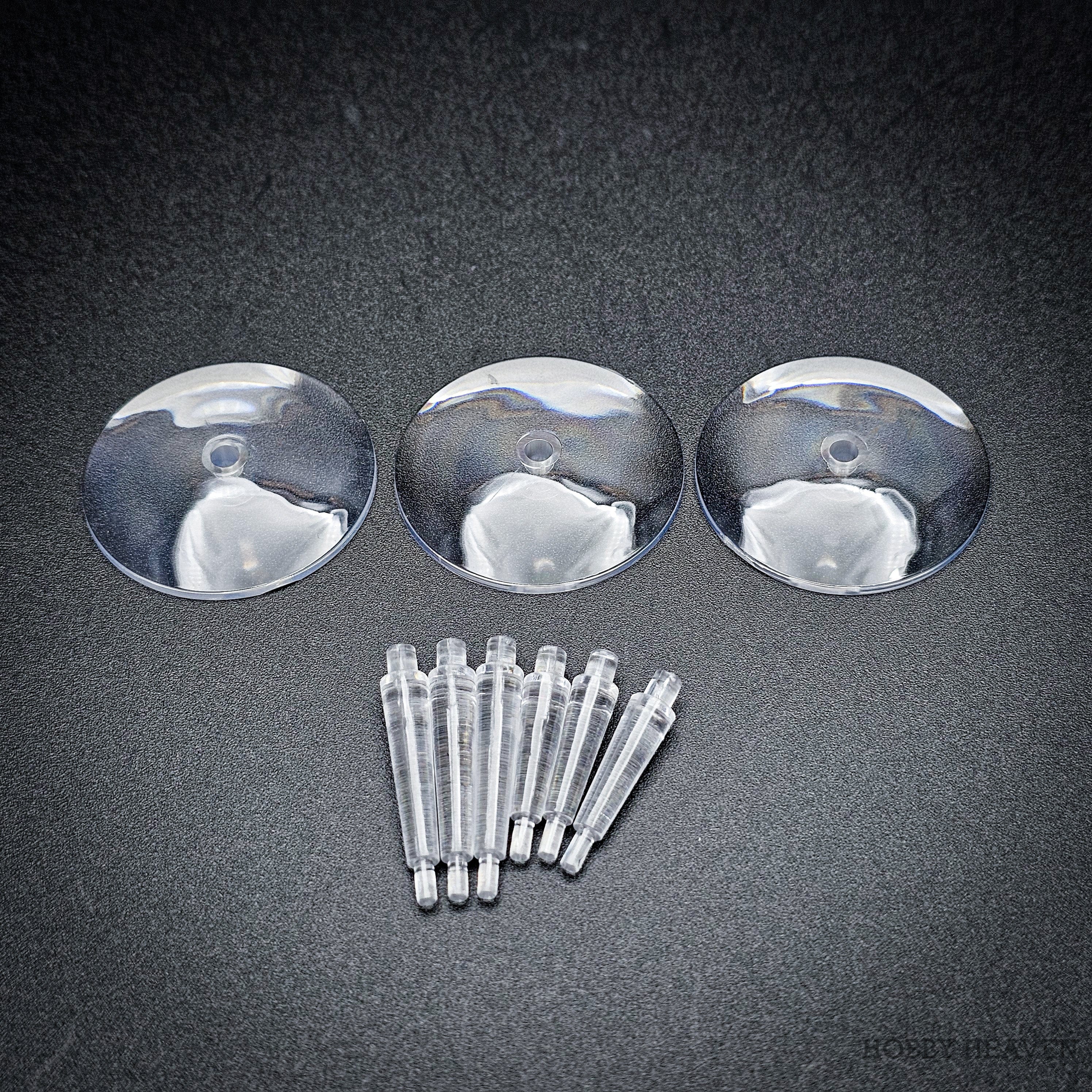 Base 32mm Round Flying Clear Plastic Base