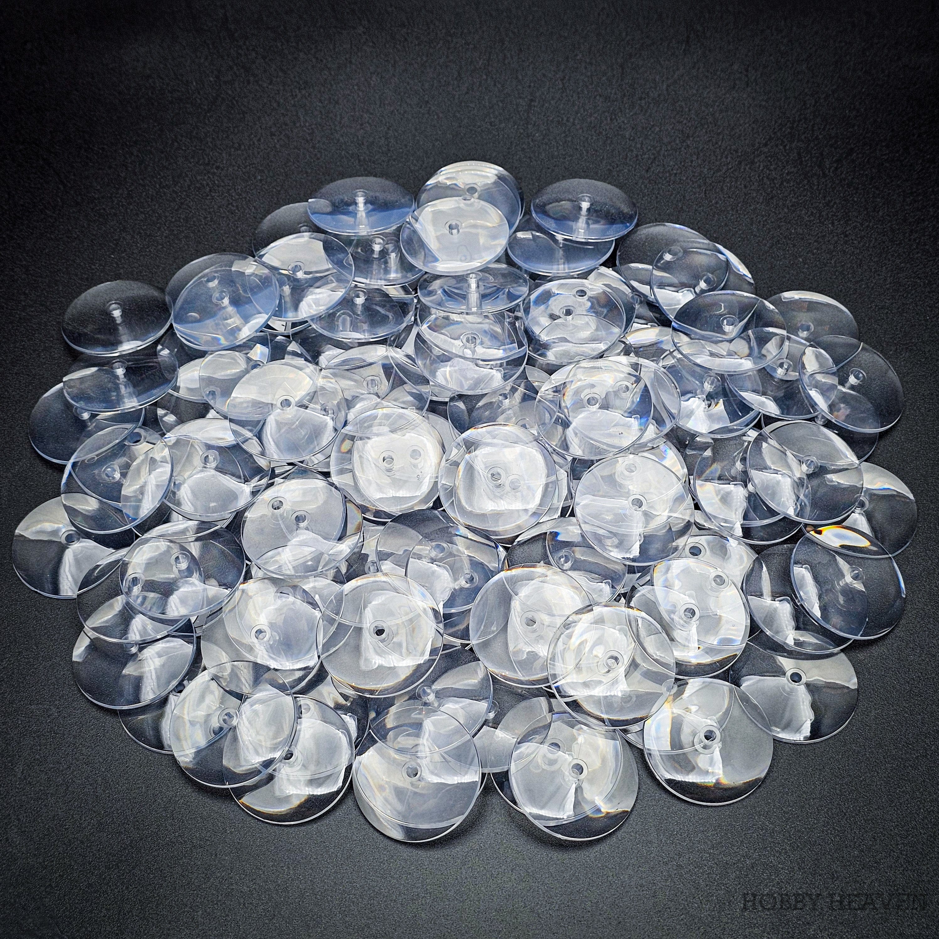 Base 32mm Round Flying Clear Plastic Base