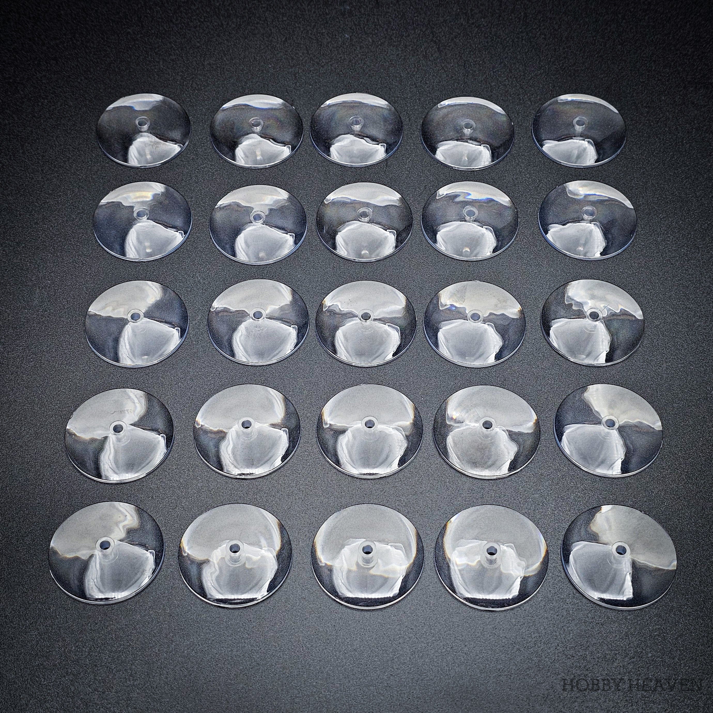 Base 32mm Round Flying Clear Plastic Base