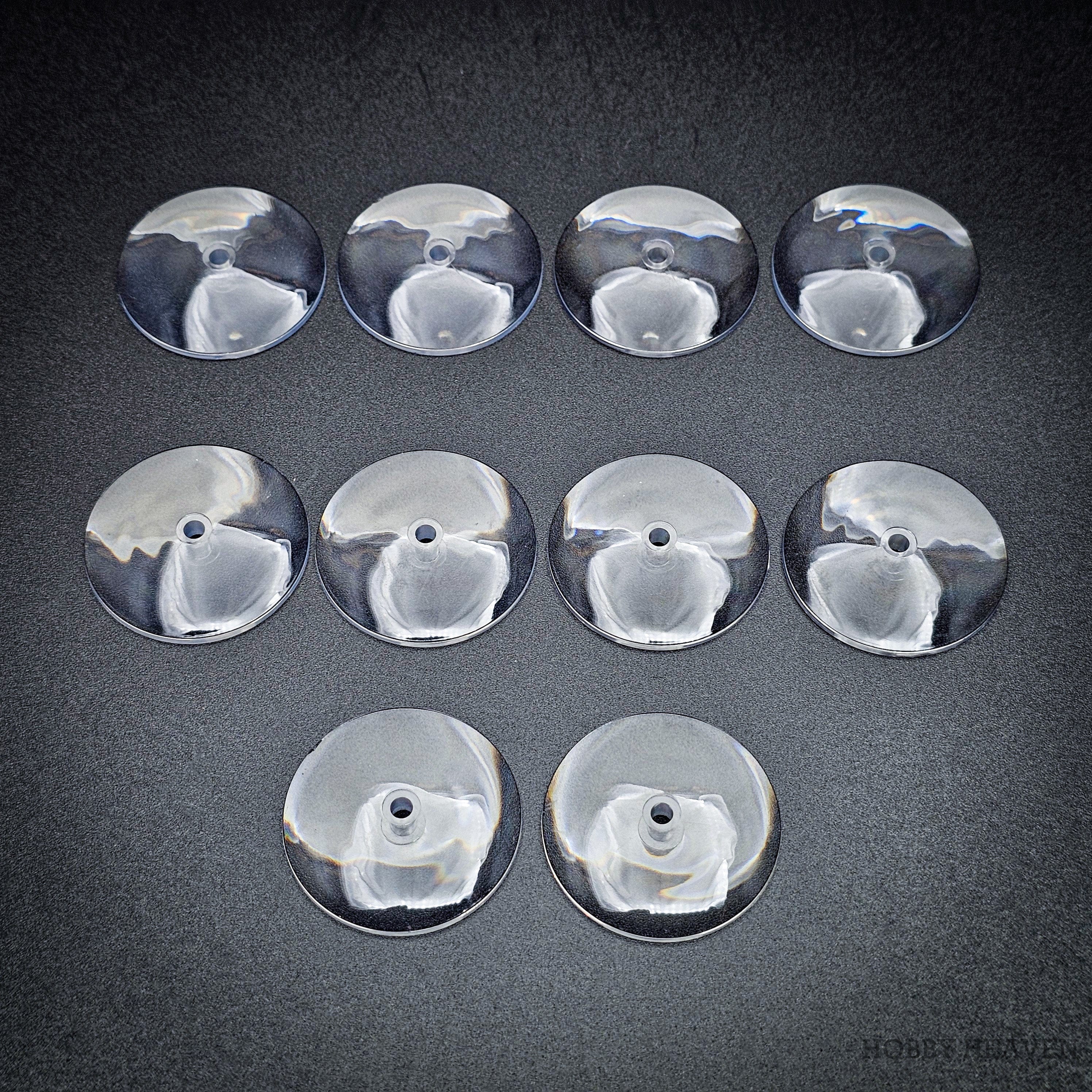 Base 32mm Round Flying Clear Plastic Base