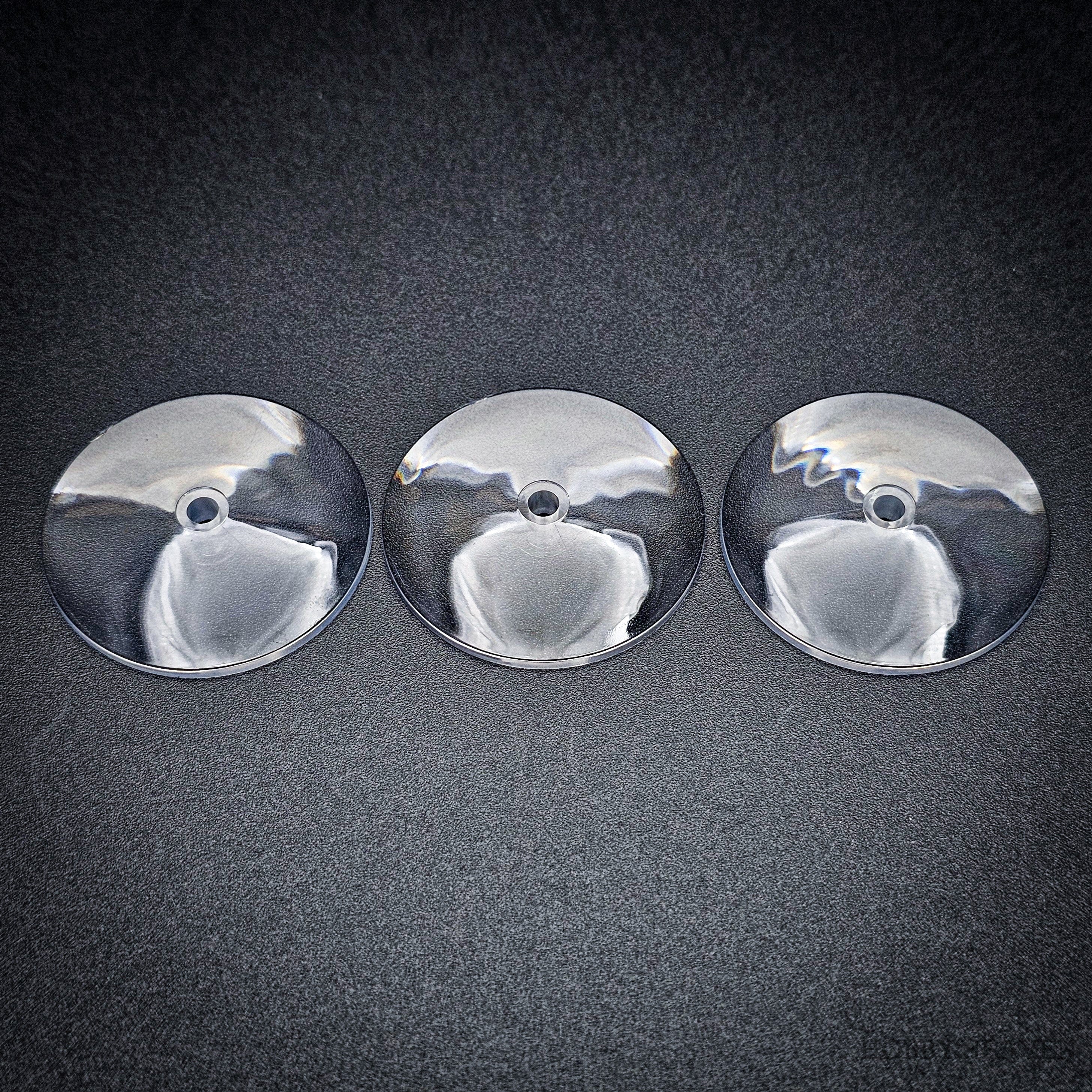 Base 32mm Round Flying Clear Plastic Base