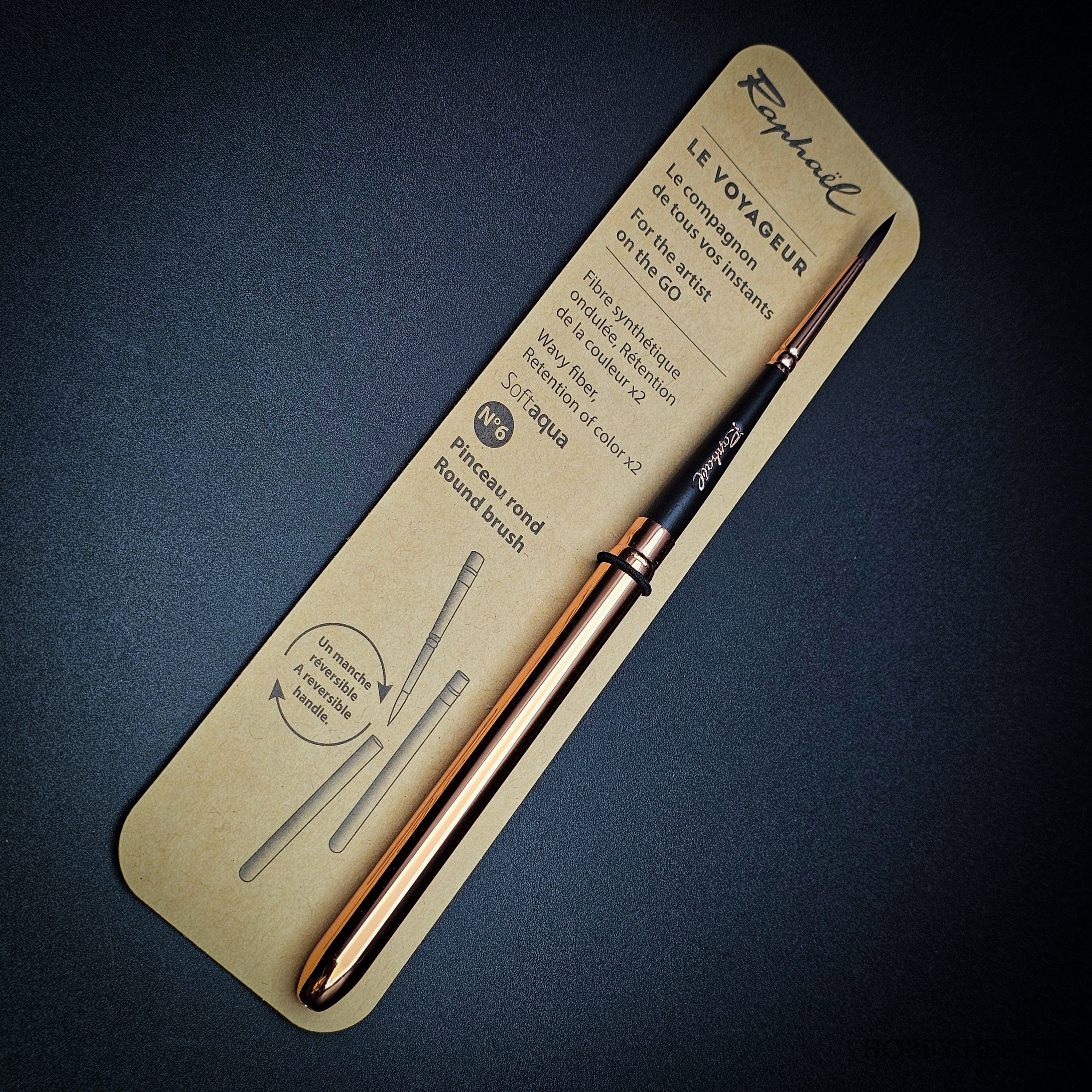 Brush Raphael Le Voyageur — Synthetic Round