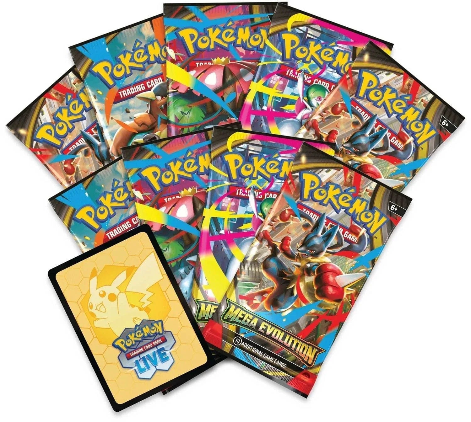 Pixel-Hub Media Ltd ETB - Pokemon Sealed Pokémon TCG: Mega Evolution - Elite Trainer Box - Lucario