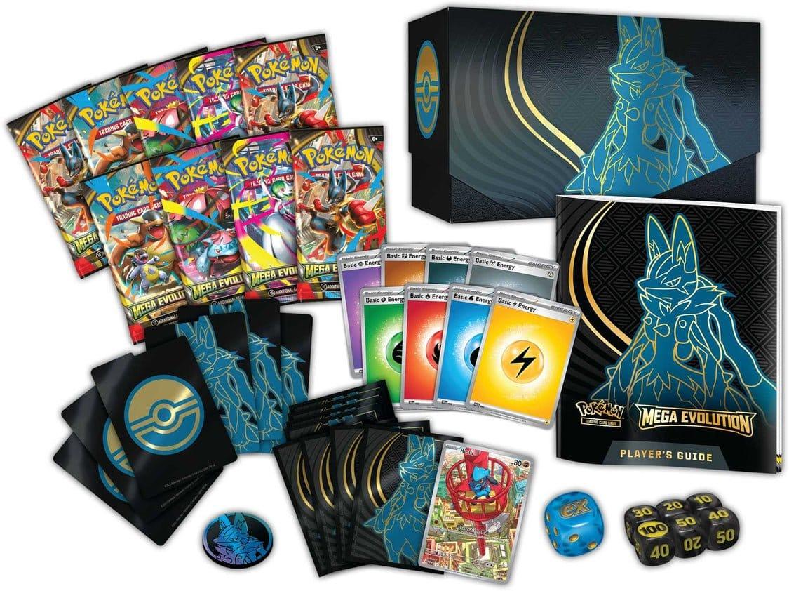 Pixel-Hub Media Ltd ETB - Pokemon Sealed Pokémon TCG: Mega Evolution - Elite Trainer Box - Lucario