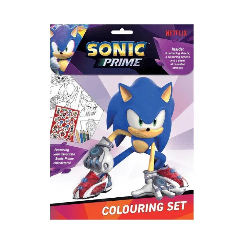 PoundFun Art & Drawing Toys Sonic Prime Colouring Set