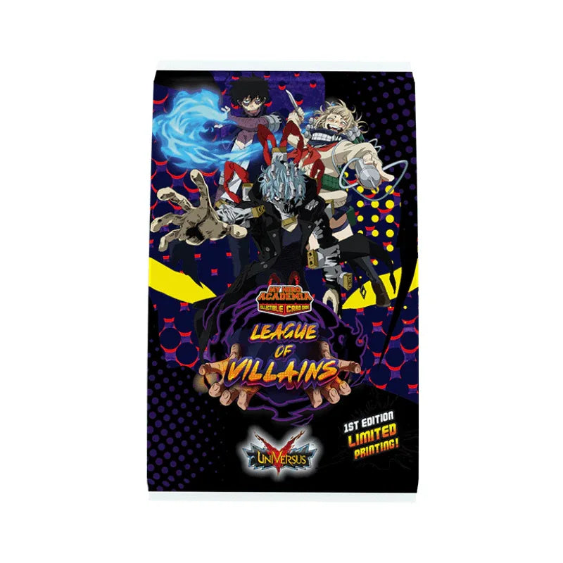 PoundFun Card Games My Hero Academia Collectible Card Game Series 4: League of Villains Booster Pack