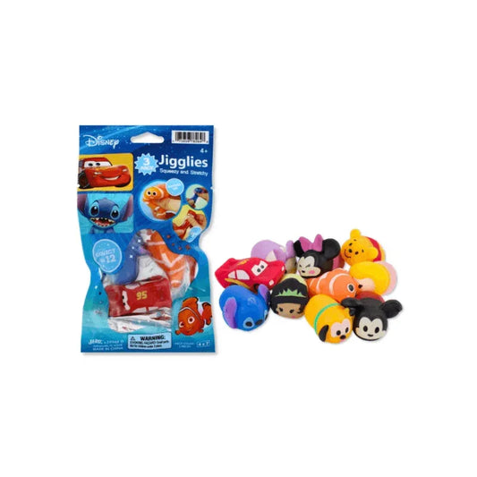 PoundFun Sensory Toys Disney Jigglies Squishy & Stretchy Toy 3 Pack