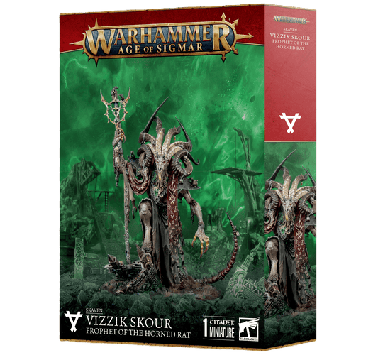 Skaven SKAVEN: VIZZIK SKOUR PROPHET HORNED RAT 5011921219001