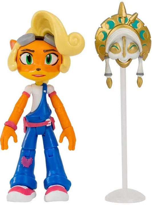 Purple Anime Action figure CRASH BANDICOOT  - COCO WITH MASK