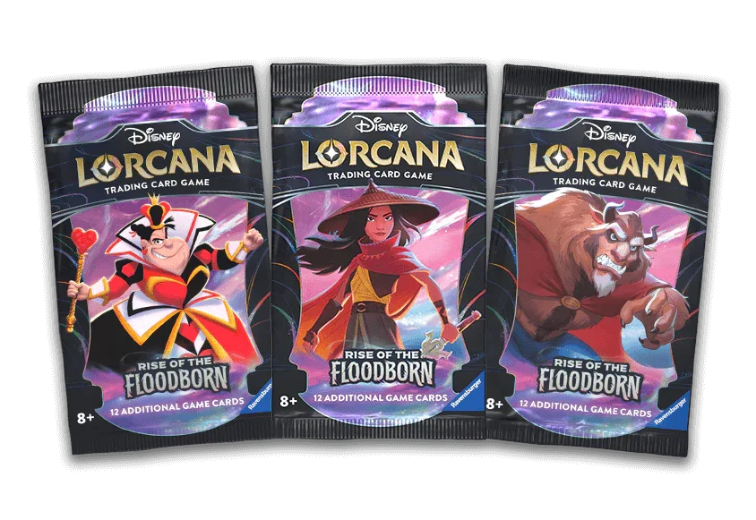 Purple Anime Disney Lorcana Booster pack -  rise of the Floodborn