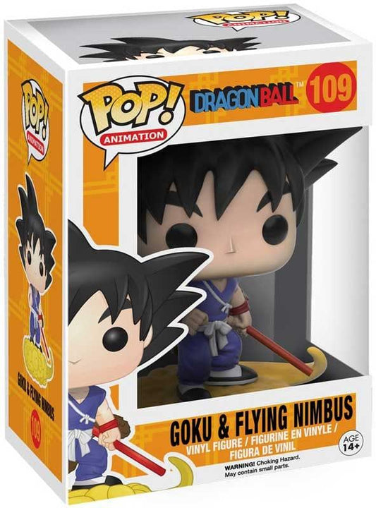 Purple Anime FUNKO POP ANIMATION: DRAGONBALL Z - GOKU AND NIMBUS